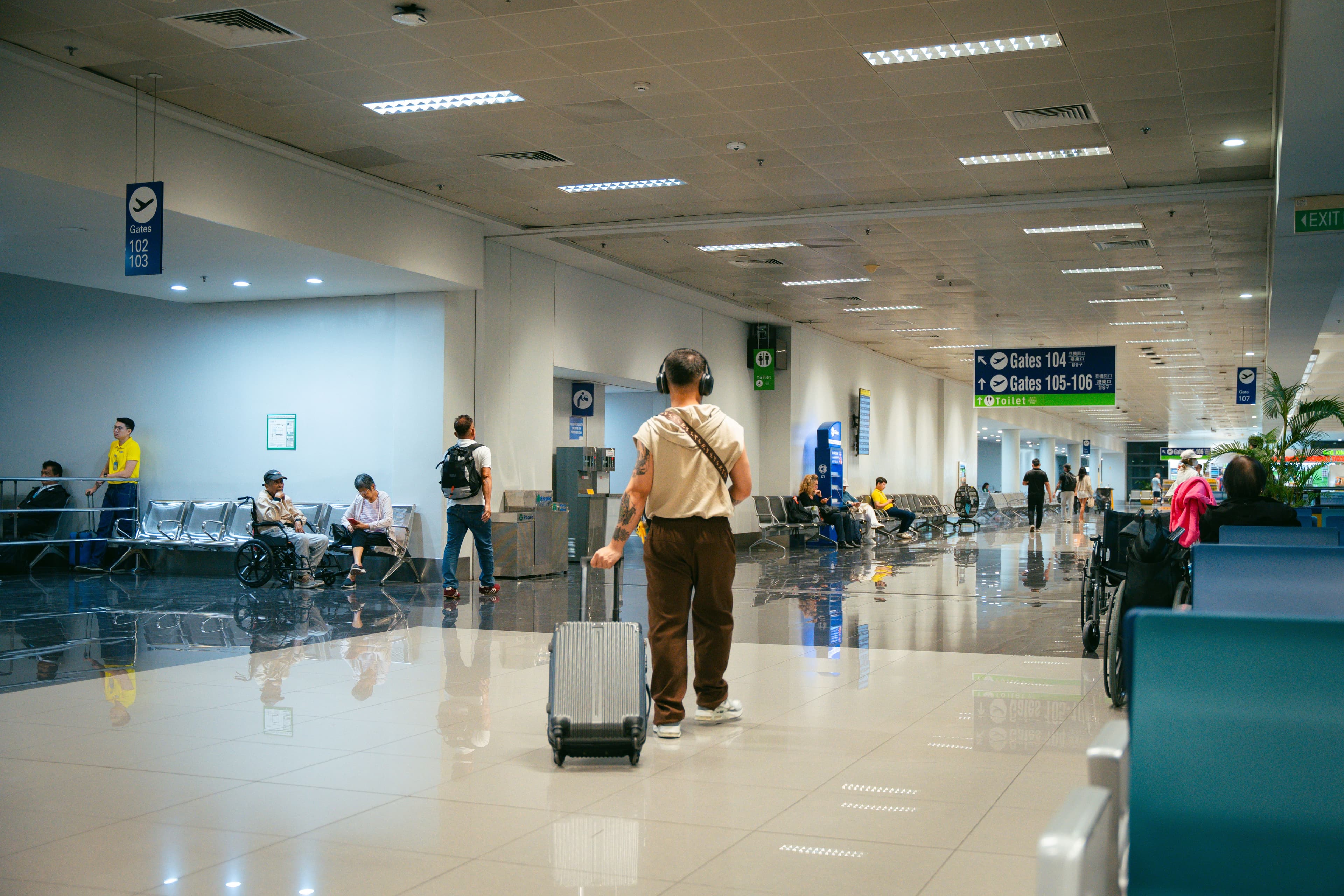 Arrive at Airport